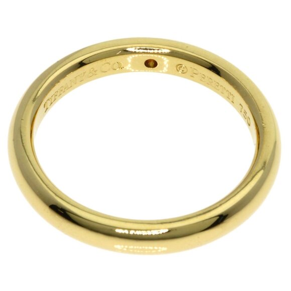 TIFFANY & CO. 18k Yellow Gold Diamond Ring - Picture 4 of 7